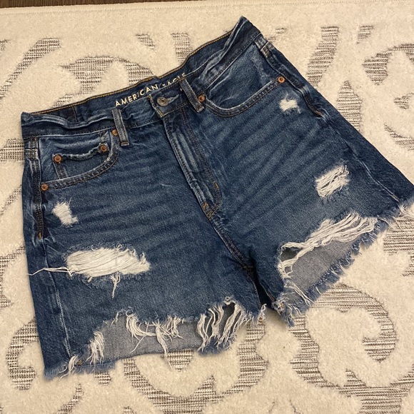 American Eagle 90’s Boyfriend Distressed Shorts - Picture 6 of 16